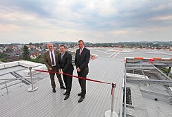 Stolz auf die neue Landefläche - Vera Gerstendorf-Welle
