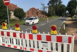 Straßensperrung Matorf - Till Brand