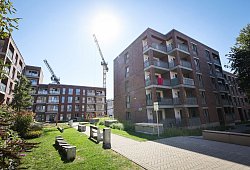 Neubau einer Wohnanlage der bgfg - Christian Charisius/dpa/dpa-tmn