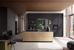 Küchenfront mit der Optik «Wiener Geflecht» - Häcker Küchen/dpa-tmn