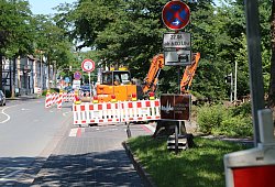 Bausstelle Hornsche Straße - Archivfoto: Yvonne Glandien