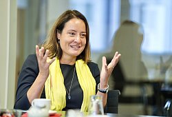 Redaktionsbesuch von Anna B&ouml;lling - Peter Unger