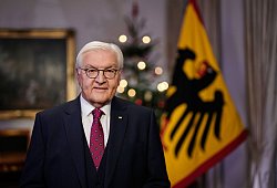 Weihnachtsansprache von Bundespr&auml;sident Frank-Walter Steinmeier - Markus Schreiber/Pool AP/dpa