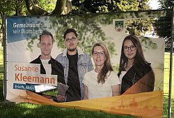 Wahlplakate der CDU Blomberg - Seda Hagemann