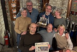 Der Freundeskreis "Sex-Ted" beim Ratequiz - Sandra Castrup