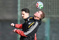 Abschlusstraining der Fußball-Nationalmannschaft - David Inderlied/dpa