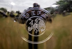 UEFA-Logo - Michael Kappeler/dpa