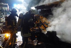Holzlager - Horst Brinkmann/Feuerwehr Kalletal