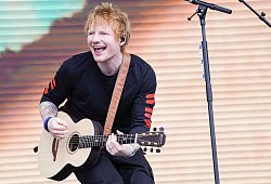 Ed Sheeran und Nelly Furtado beim EM-Fanfest in München - Ian West/Press Association/dpa