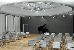 DT Bauarbeiten Hochschule für Musik - Grafik: Veronique Stegmann