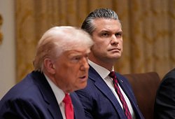 Kabinettssitzung im Weißen Haus - Julia Demaree Nikhinson/AP/dpa