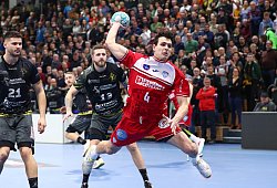 Handball, DHB Pokal, HC Elbflorenz Dresden - TBV Lemgo - Michael Taeger/Jan Huebner