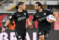 Paderborn, Home Deluxe Arena, 25.08.23, GER, Herren, 2.Bundesliga, Saison 2023-2024, SC Paderborn 07 - 1.FC Kaiserslaute - Imago Images