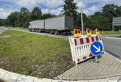 Stra&szlig;ensperrung Ostwestfalenstra&szlig;e - Silke Buhrmester