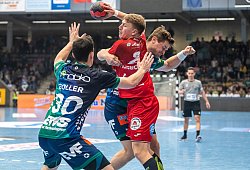 Frisch Auf Goeppingen vs. TBV Lemgo Lippe, Europapokal, Handball, Herren, 27.09.2022 - Eibner-Pressefoto Info: 0172 837 4655