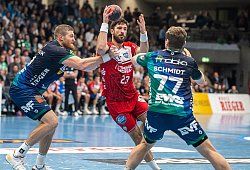 Frisch Auf Goeppingen vs. TBV Lemgo Lippe, Europapokal, Handball, Herren, 27.09.2022 - Eibner-Pressefoto Info: 0172 837 4655
