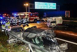 Karambolage auf der A2 - dpa