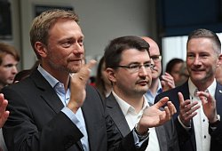 Christian Lindner und Christian Sauter - Bernhard Preuss