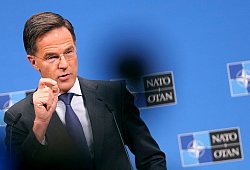 Nato-Generalsekret&auml;r Mark Rutte - Virginia Mayo/AP