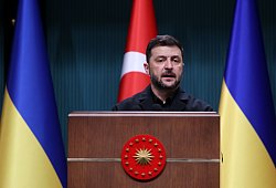 Selenskyj in der Türkei - Yavuz Ozden/DIA Photo/AP/dpa