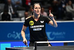 Tischtennis-Spielerin Sabine Winter. - Manfred Schillings/dpa