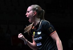 Tischtennis-Star Annett Kaufmann - Liu Xu/XinHua/dpa