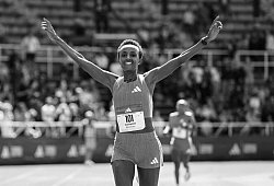 Marathonläuferin Shewarge Alene gestorben - Fredrik Persson/TT News Agency/AP/dpa