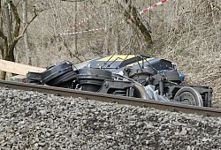 Nach dem Zugunfall in Oberbayern - Foto: Uwe Lein