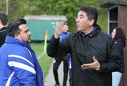 SC-Manager Sladjan Vucetic und Trainer Miron Tadic - Sebastian Lucas