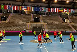 Handball - vor dem Spiel Deutschland - Island - Eric Dobias/dpa