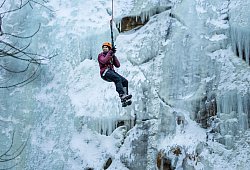 Klettersteig Gorge Alpine - Tom Malecha/Filme Von Draussen/Saastal Tourismus AG/dpa-tmn