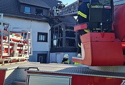 Brand Barntrup - Feuerwehr Barntrup