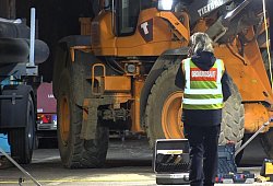 Weltkriegsbombe in Euskirchen gefunden - Benedict Lickfeld/NWM-TV/dpa