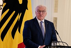 Bundespr&auml;sident Steinmeier im Schloss Bellevue - Carsten Koall/dpa