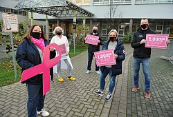 Spendenübergabe Brustkrebszentrum - Nicole Ellerbrake