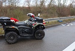 Unfall mit einem Nikolaus-Quad - Ren&eacute; Priebe/PR-Video/dpa