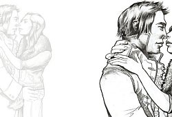 Romeo und Julia - Bild: Michael Hahn/Landestheater Detmold/Montage Brettmeier