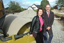 Baustart für die Kita - Manfred Brinkmeier