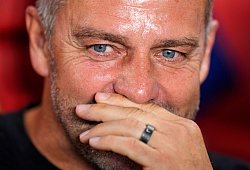 Barcelonas Trainer Hansi Flick - Manu Fernandez/AP/dpa