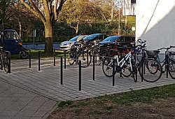7detmoldneue_fahrradbugel_landestheater - 1 - Werner Kloppmann/ADFC Lippe