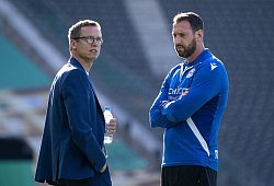 Abschlusstraining im Olympiastadion: Arminia Bielefeld - 1 - Teresa Kroeger/RHR-FOTO