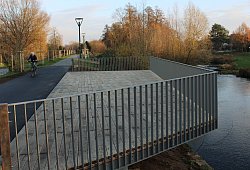 Der Bega-Balkon in Lemgo ist fertig und sorgt f&uuml;r gespaltene Meinungen. - 1 - Kyrill von Matuschka