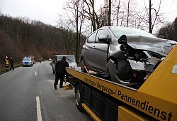 Unfall B 238 Hohenhausen Richtung Dalbke - Katrin Kantelberg