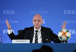 FIFA-Präsident Gianni Infantino - Ding Ting/Xinhua/dpa