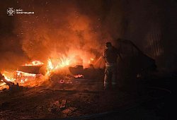 Ukraine-Krieg - Tschernihiw - Ukrainian Emergency Service/Ukrainian Emergency Service/AP/dpa