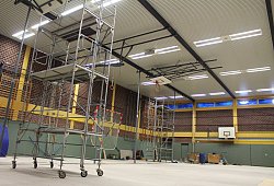 Renovierung Sporthalle - Michaela Weisse