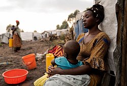 Fl&uuml;chtlinge im Kongo - Moses Sawasawa/AP/dpa