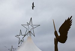 Nieselregen in Hamburg - Christian Charisius/dpa