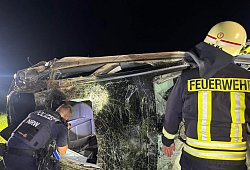 Unfall Nalhofstraße - Löschzug Bösingfeld