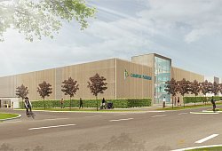 Der Entwurf: Der Baukonzern Goldbeck baut ab Mai das neue Campus-Parkhaus. Foto: Brüchner-Hüttemann-Pasch Architekten - Brüchner-Hüttemann Pasch BHP Architekten und Generalplaner